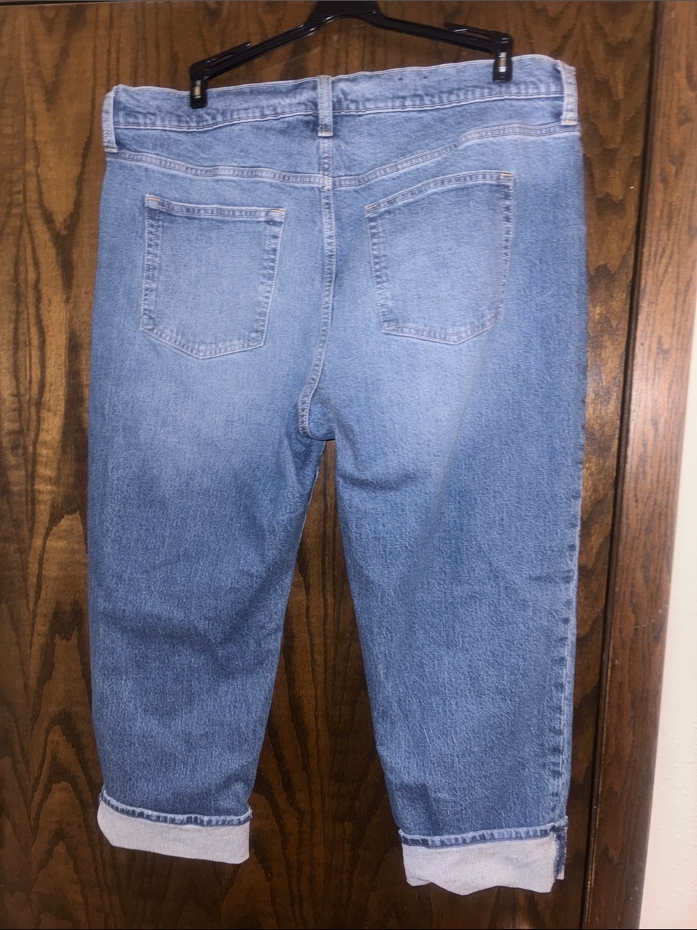 Gap Cheeky Straight High Rise Button Fly Cropped Jeans size 35/20 - Picture 6 of 9